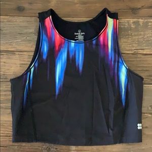 Sweaty Betty London - Kenza Power Crop Workout Tank, L